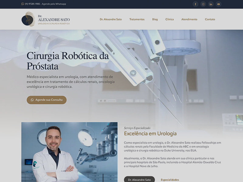 Site para Médico
