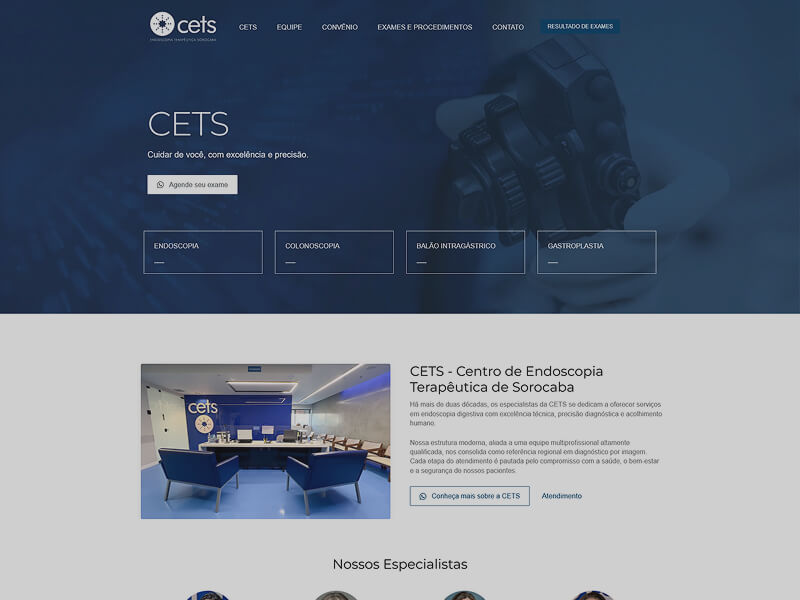 Site para Clínica