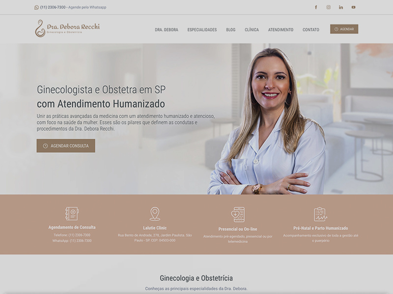 Site para Médico