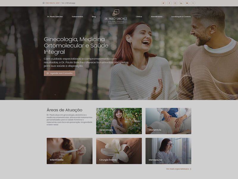 Site para Médico