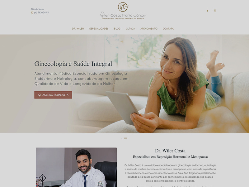 Site para Médico