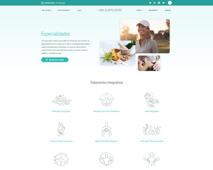 Site Dra. Elizete Kaffer