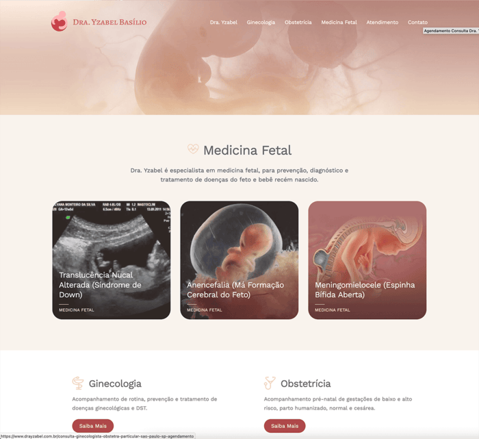 Identidade Visual e Site para Ginecologista