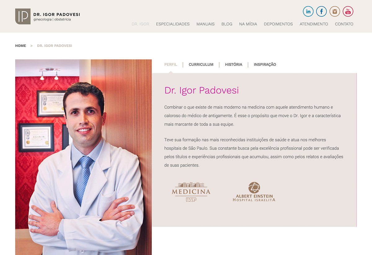 Site Dr. Igor Padovesi