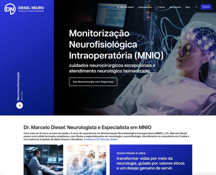 Site para Médicos Dr. Diesel
                      Neuro
