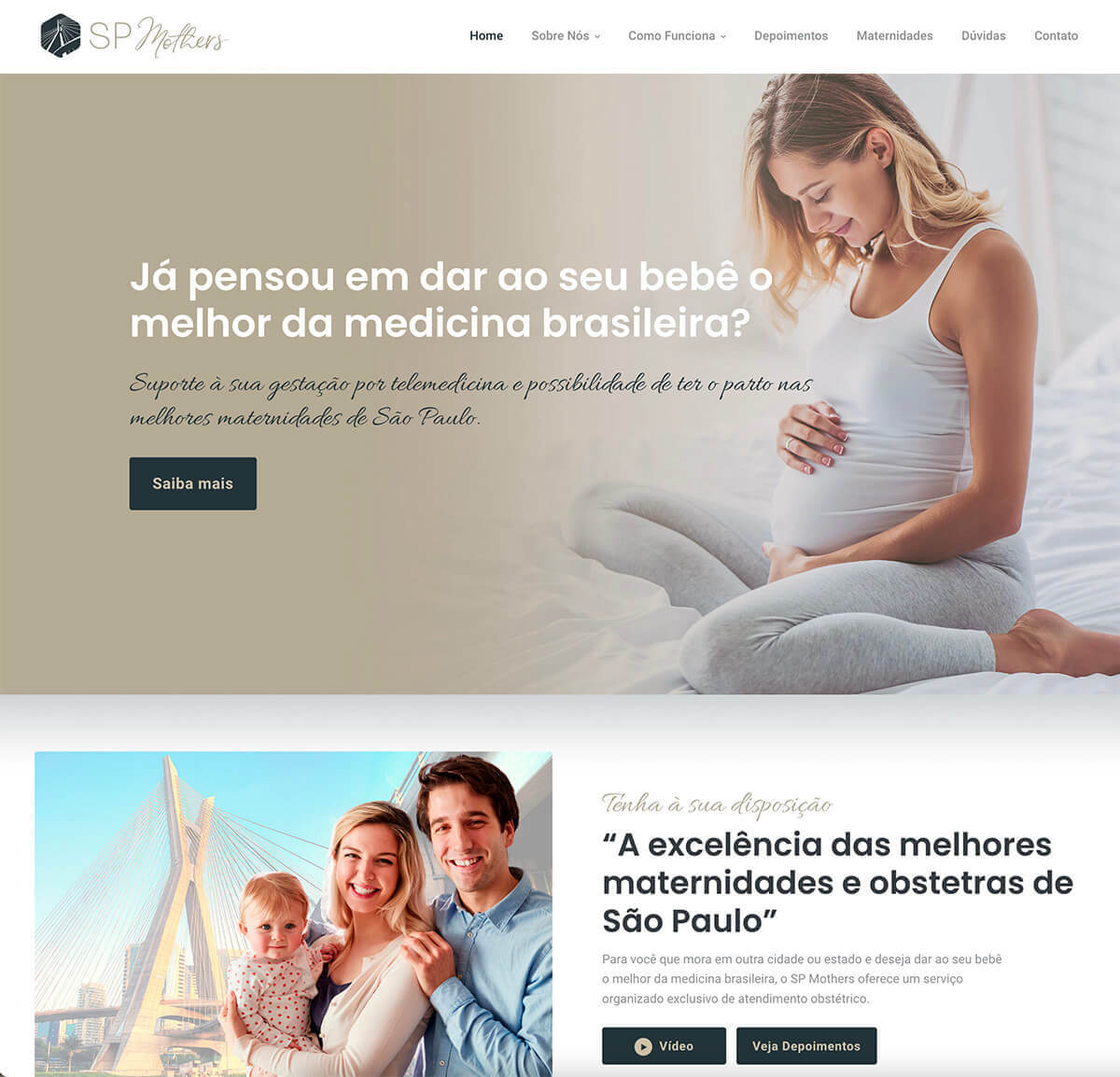 Site para Médicos SP Mothers